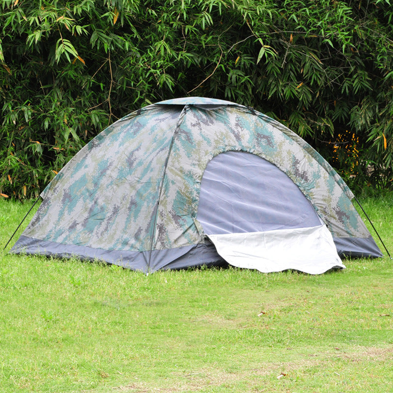 Tente Camping Camouflage 2 Personnes - Imperméable Survie Outdoor - Camp de Base Farzen