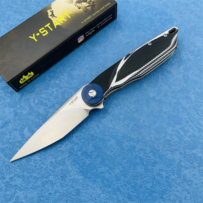 Couteau Camping Outdoor Aventure Lame Acier Inox 18cm - Camp de Base Farzen