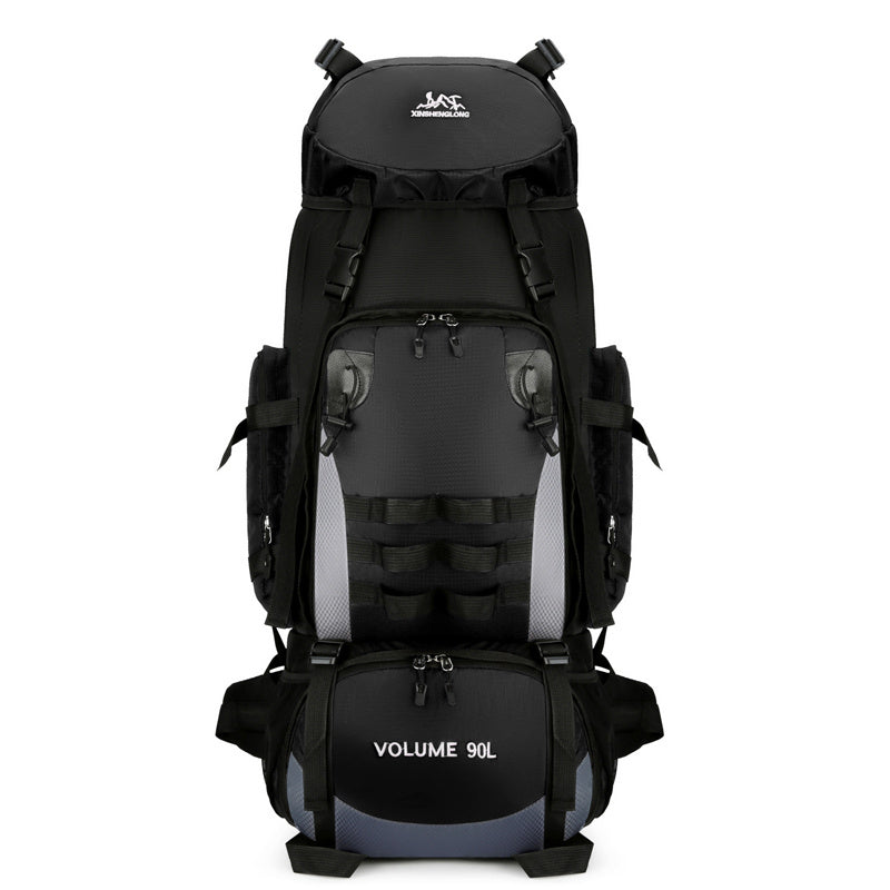 Sac à dos de randonnée grande capacité 90 L, imperméable et résistant, avec matelassage en coton - Camp de Base Farzen