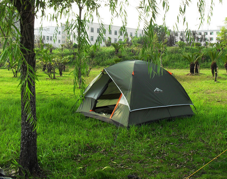 Tente Camping Imperméable 3000mm - Fibre Verre Respirante - Camp de Base Farzen