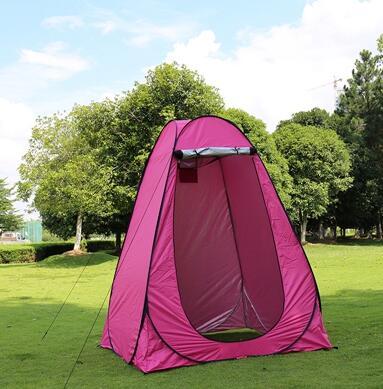 Tente Douche Portable Camping - Abri Privé Multifonction 120x190cm - Camp de Base Farzen
