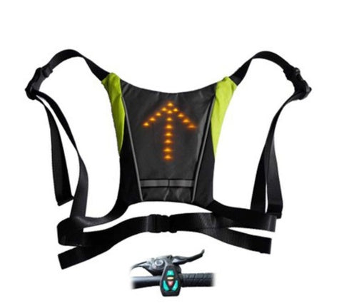 Gilet Signalisation LED Cyclisme - Haute Visibilité Nuit - Camp de Base Farzen