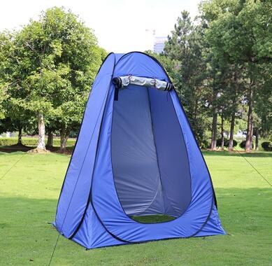 Tente Douche Portable Camping - Abri Privé Multifonction 120x190cm - Camp de Base Farzen