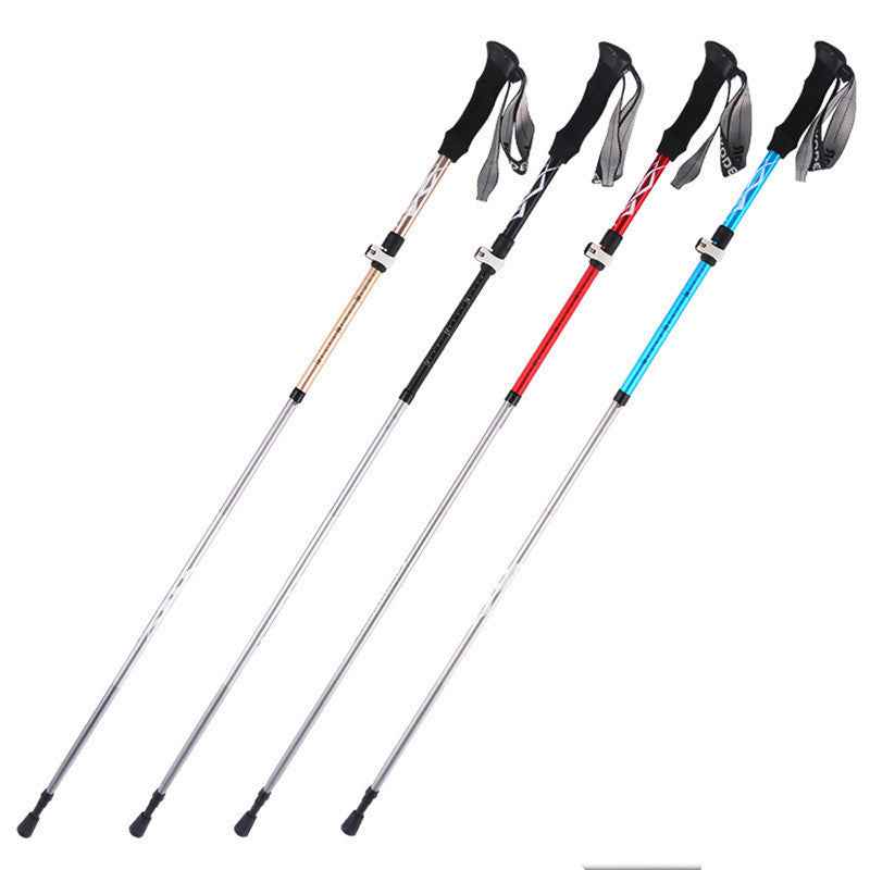 Bâton Randonnée 5 Sections Aluminium - Pliable Ultra-Compact 300g - Camp de Base Farzen
