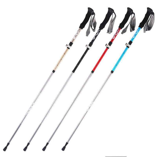 Bâton Randonnée 5 Sections Aluminium - Pliable Ultra-Compact 300g - Camp de Base Farzen