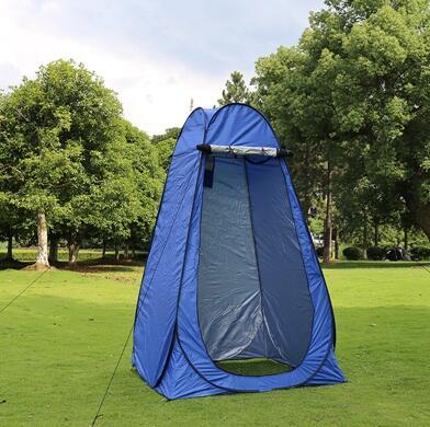 Tente Douche Portable Camping - Abri Privé Multifonction 120x190cm - Camp de Base Farzen