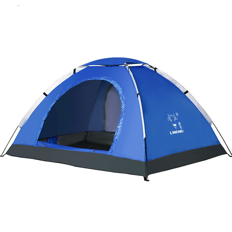 Tente Plage Camping 3-4 Personnes - Légère Protection Solaire - Camp de Base Farzen