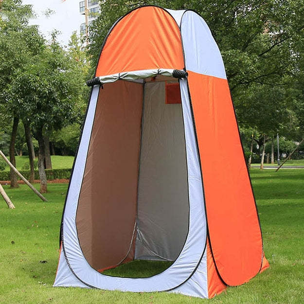 Tente Douche Portable Camping - Abri Privé Multifonction 120x190cm - Camp de Base Farzen