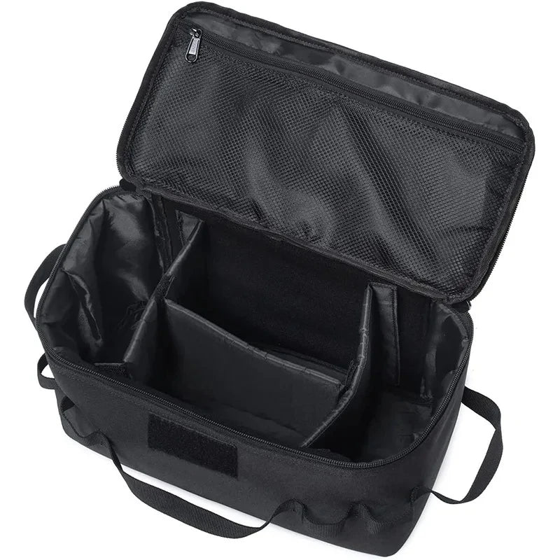 Sac Rangement Camping Oxford 600D - Organisateur Réchaud Ustensiles 310g - Camp de Base Farzen