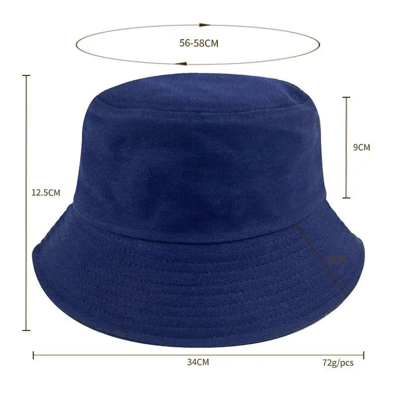 Chapeau Bob Personnalisable Coton - Logo Brodé Impression 21 Coloris Été - Camp de Base Farzen