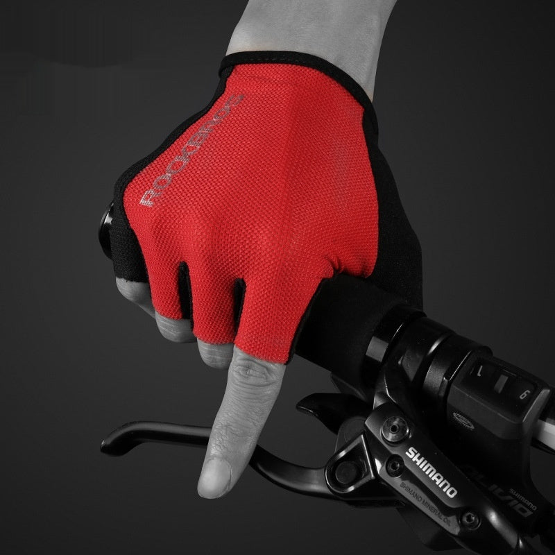 Gants Cyclisme Demi-Doigts Mixte - Antidérapants Sport - Camp de Base Farzen