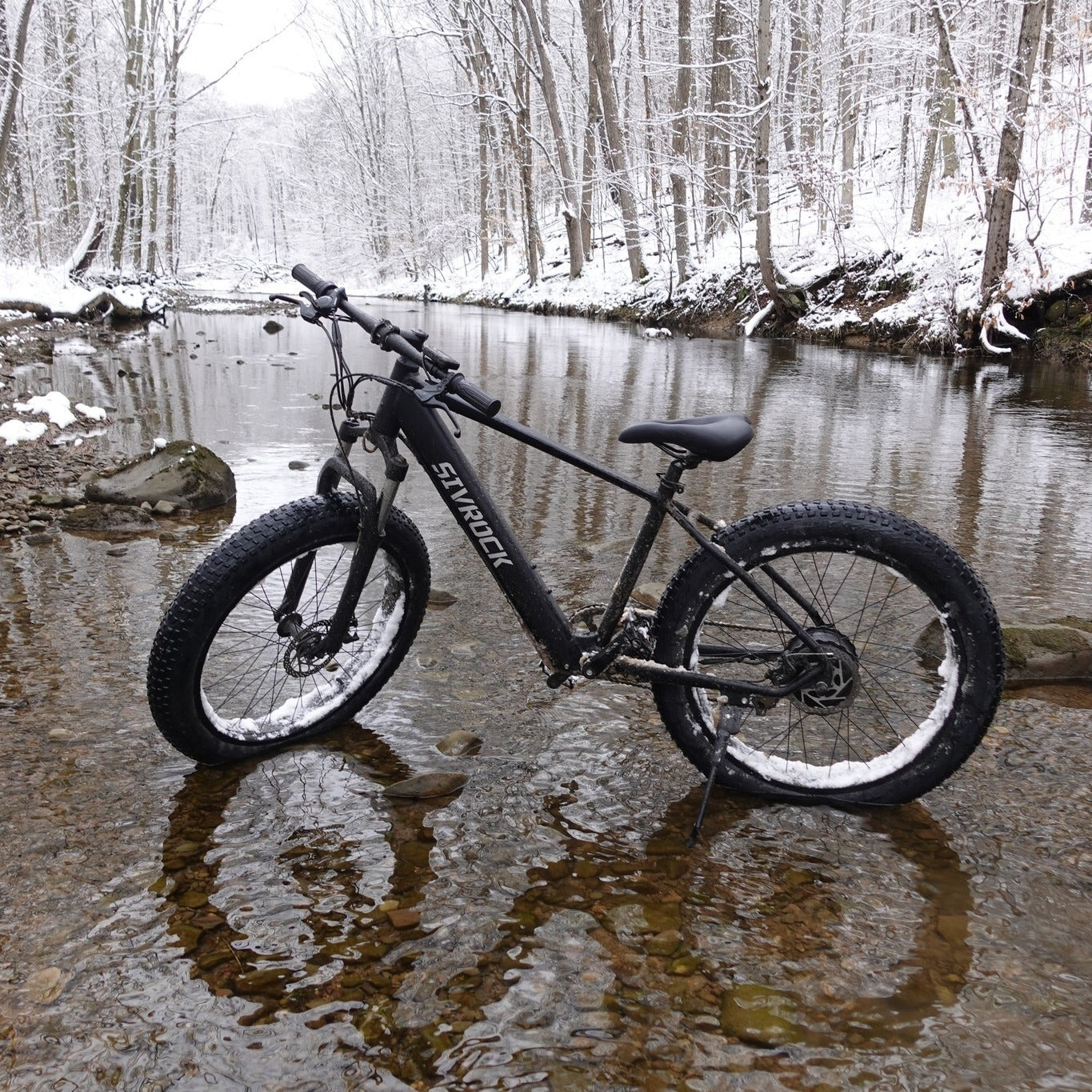 VTT Électrique 1000W Batterie 48V - Fat Bike 26 Pouces - Camp de Base Farzen