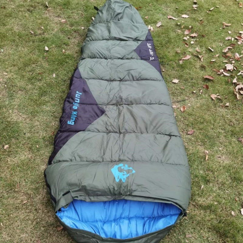 Sac de Couchage Coton Pêche Automne-Hiver - Camping Froid 230x80cm - Camp de Base Farzen