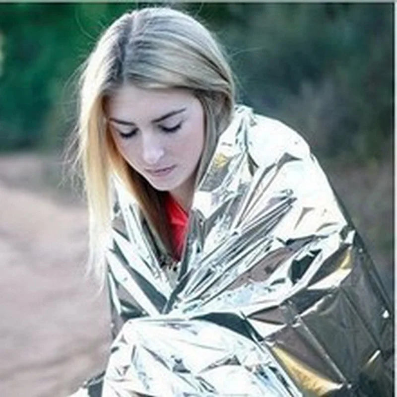 Kit Hypothermie Survie Mylar - Couverture Thermique - Camp de Base Farzen