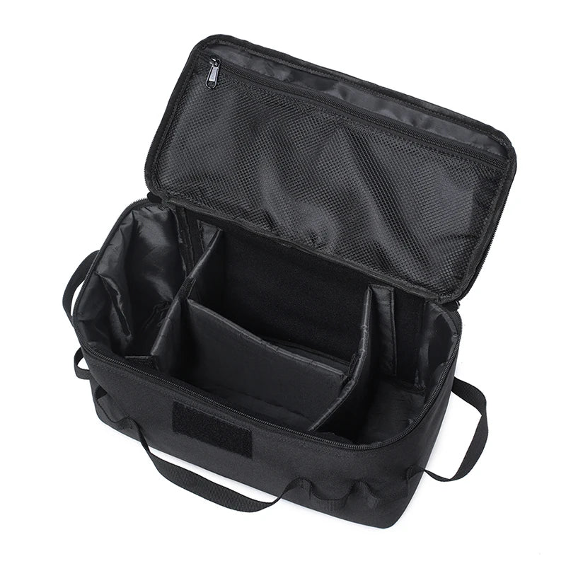 Sac Rangement Camping Oxford 600D - Organisateur Réchaud Ustensiles 310g - Camp de Base Farzen