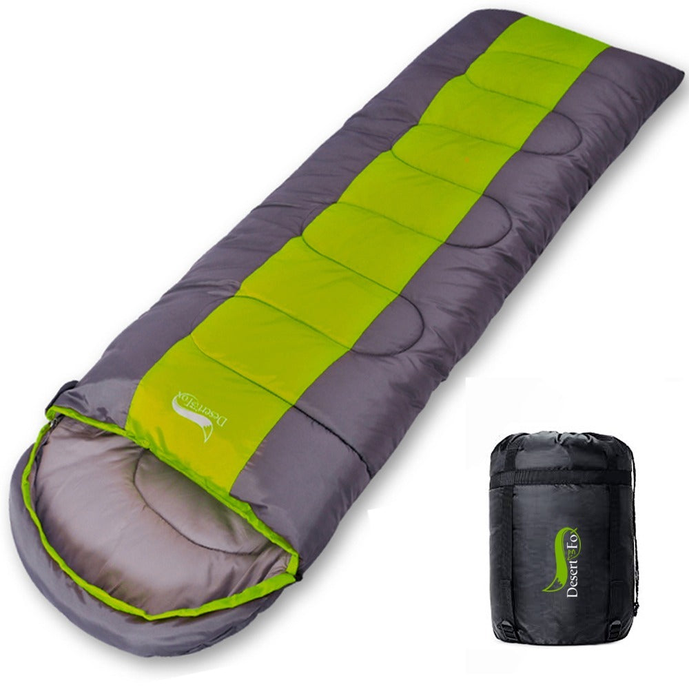 Sac de Couchage 4 Saisons - Léger Polyester 210T Camping Randonnée - Camp de Base Farzen