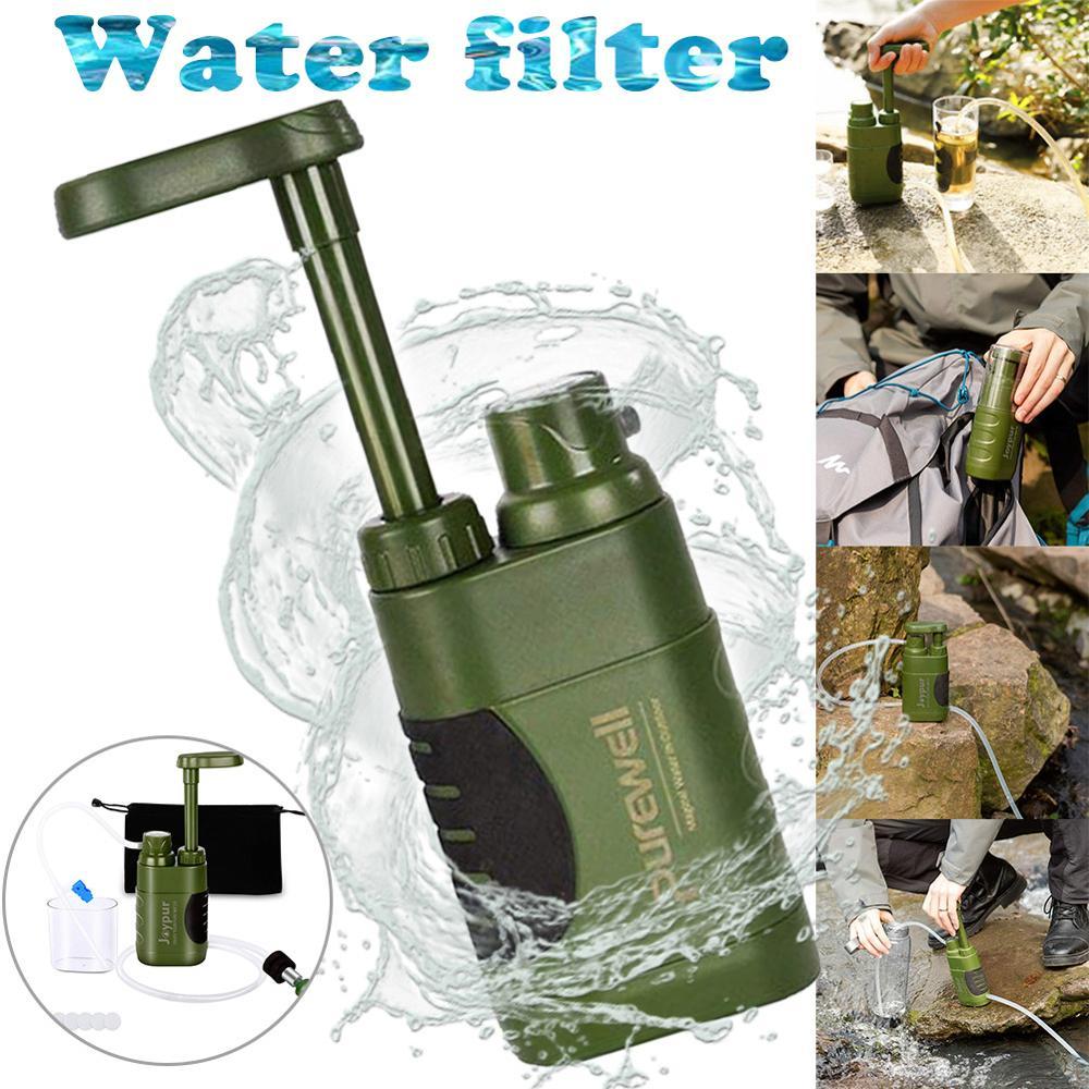 Purificateur Eau Multi-Étapes 350g - Camping Urgence Milieu Sauvage Outdoor - Camp de Base Farzen