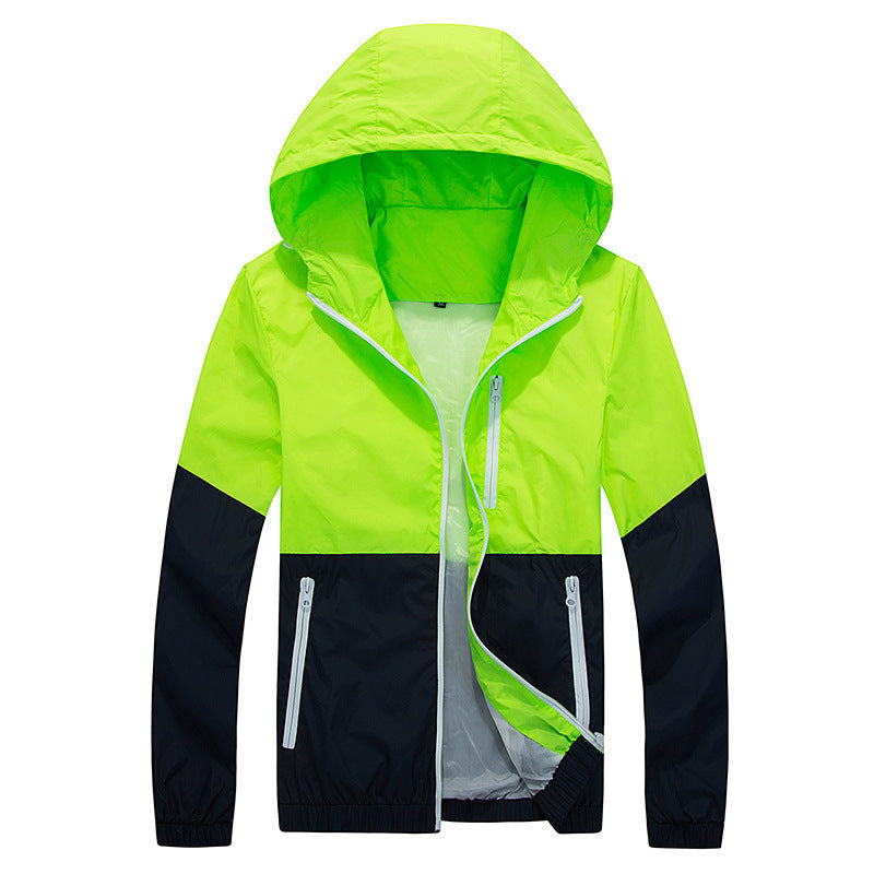 Veste Trench Homme Capuche - Printemps Automne Fine Tendance 350g - Camp de Base Farzen