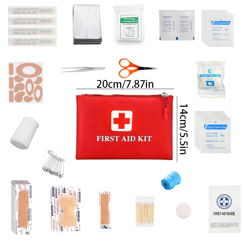 Kit Premiers Secours 184 Pièces - Camping Randonnée Outdoor - Camp de Base Farzen