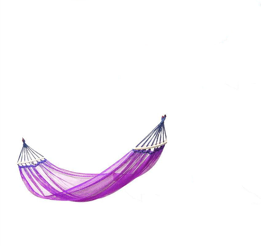 Hamac Camping Nylon Arc-en-Ciel - Portable 190x130cm Résistant - Camp de Base Farzen
