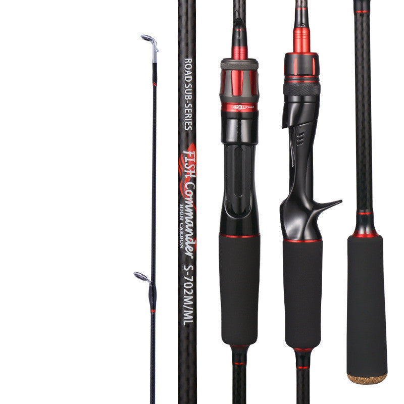 Canne Double Carbone Manche Droit - ML/M Réglable 2,1-2,4m - Camp de Base Farzen