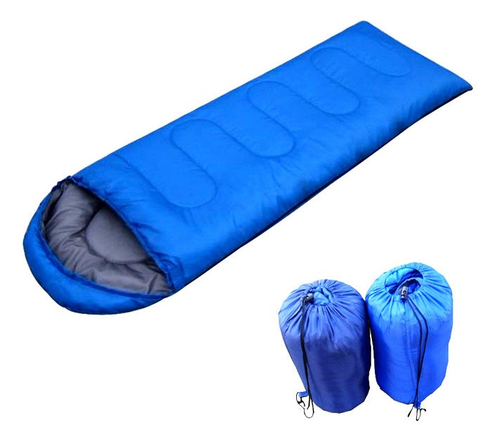 Sac de Couchage Portable Capuchon - Étanche Polyester Voyage 180x75cm - Camp de Base Farzen