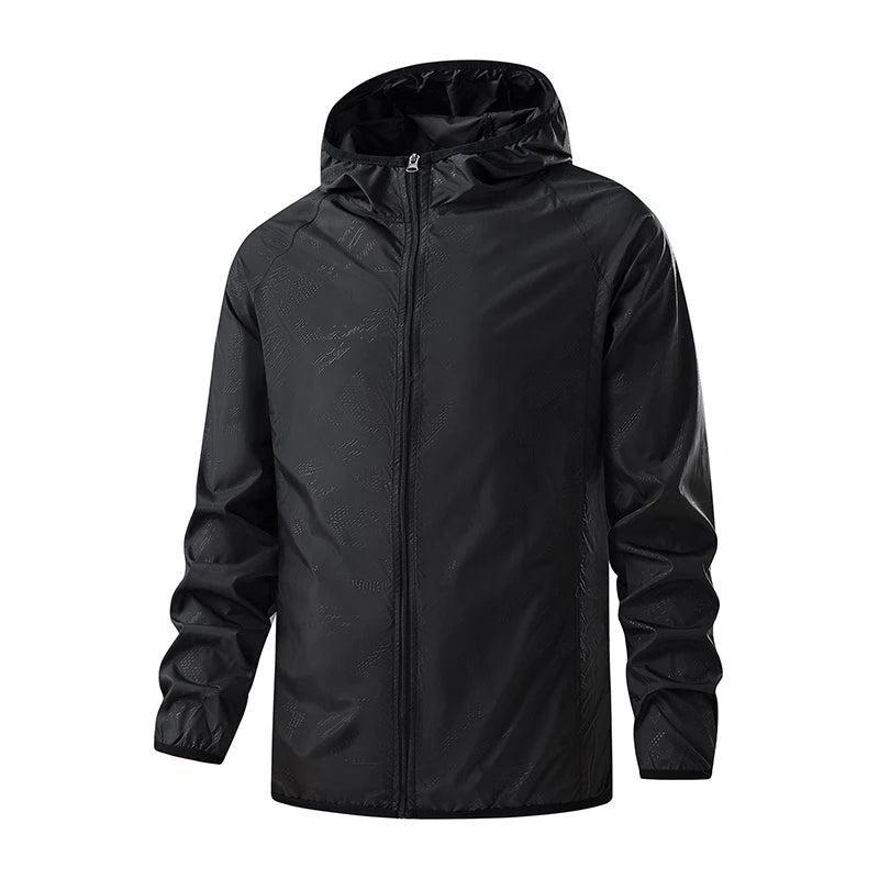 Veste Imperméable Randonnée - Coupe-Vent Anti-UV Mixte - Camp de Base Farzen