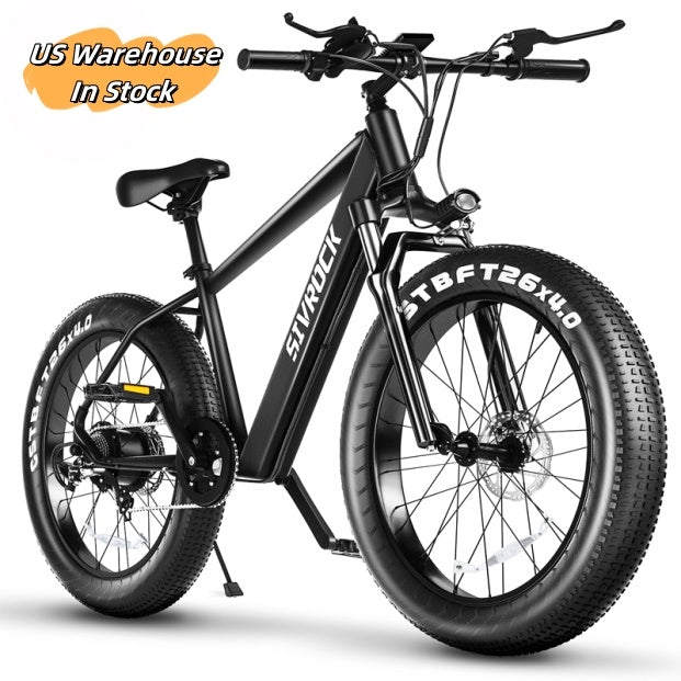 VTT Électrique 1000W Batterie 48V - Fat Bike 26 Pouces - Camp de Base Farzen