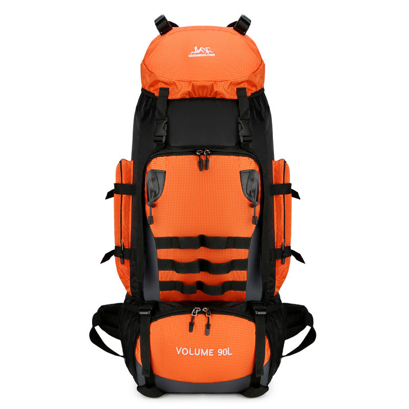 Sac à dos de randonnée grande capacité 90 L, imperméable et résistant, avec matelassage en coton - Camp de Base Farzen