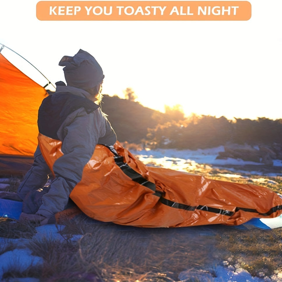 Sac Couchage Urgence Bivouac - Thermique Imperméable 72g - Camp de Base Farzen