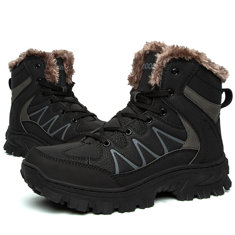 Chaussures Montantes Homme Hiver - Grande Taille 39-48 - Camp de Base Farzen