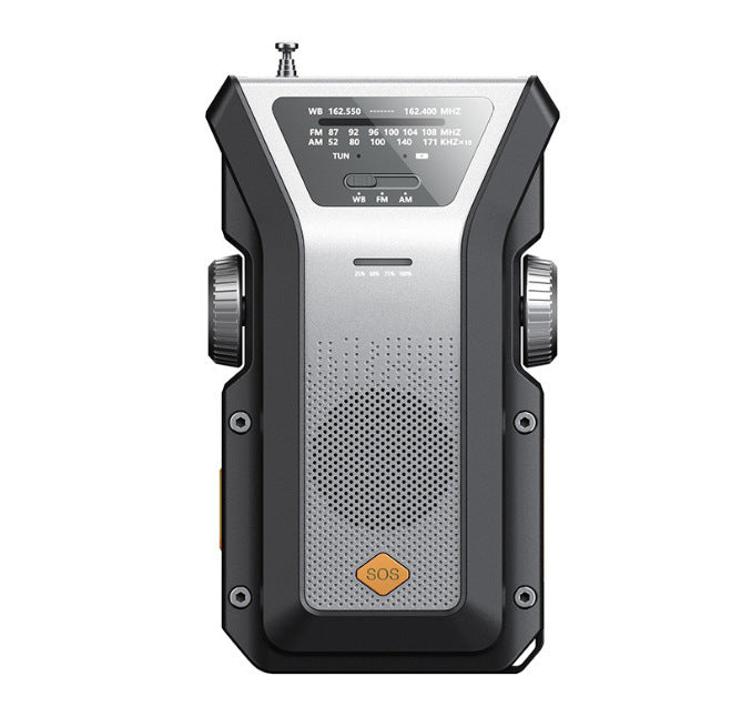 Radio d'Urgence Solaire et Dynamo (Manivelle) - Camp de Base Farzen