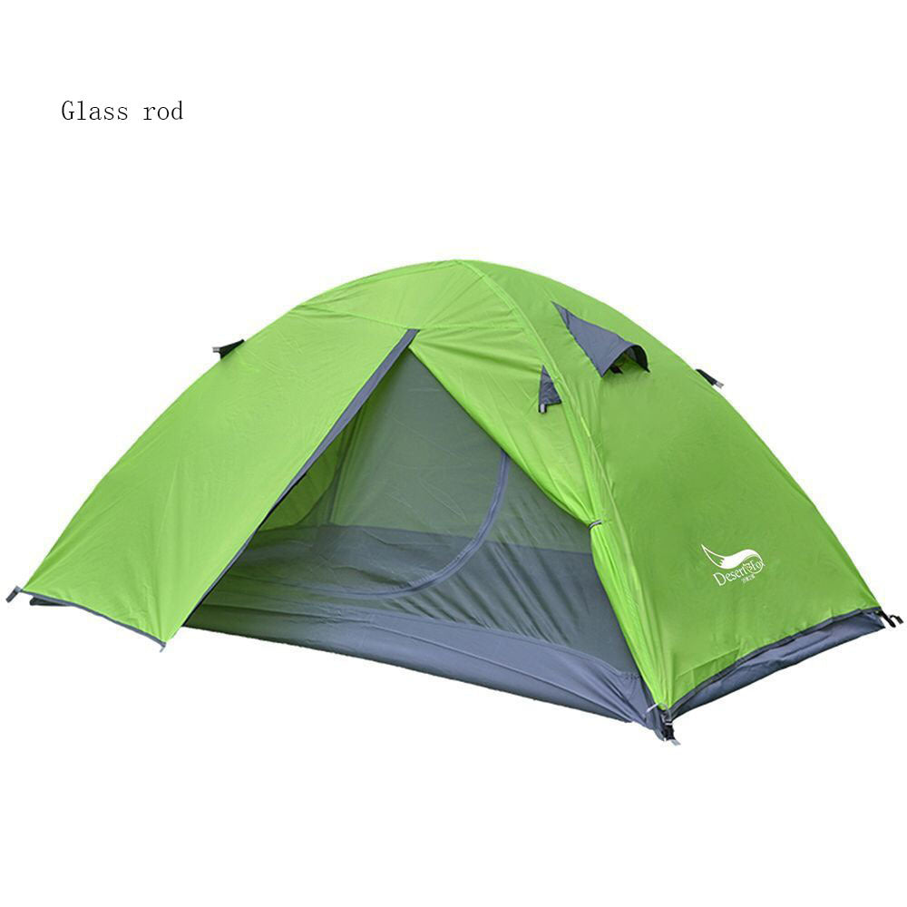 Tente Camping Ultra-Légère 2 Places - Double Couche Fibre de Verre 1,8kg - Camp de Base Farzen