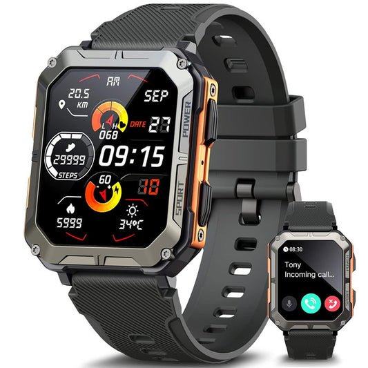Montre Connectée Sport Bluetooth - Appels Outdoor - Camp de Base Farzen
