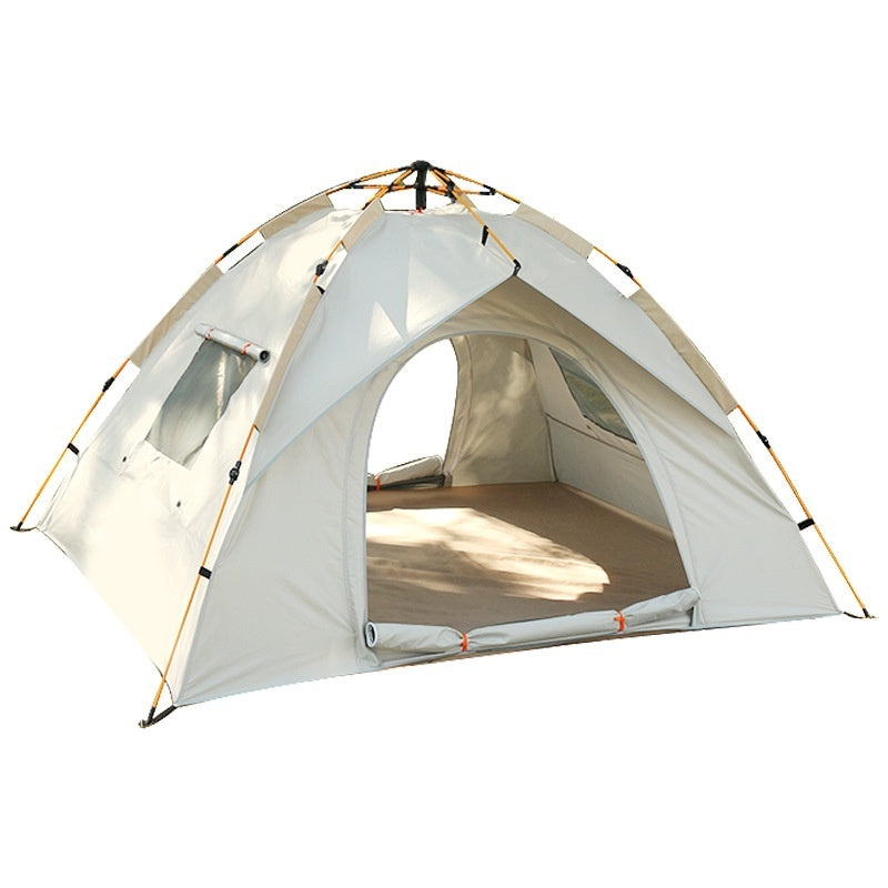 Tente Camping Automatique Pop-Up - Montage Instantané 2-4 Personnes - Camp de Base Farzen