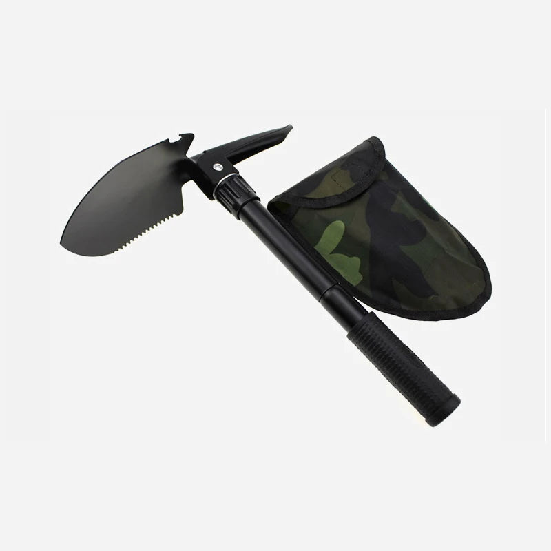 Pelle Pliante Multifonctionnelle - Télescopique Camping Jardin Grattoir Neige - Camp de Base Farzen