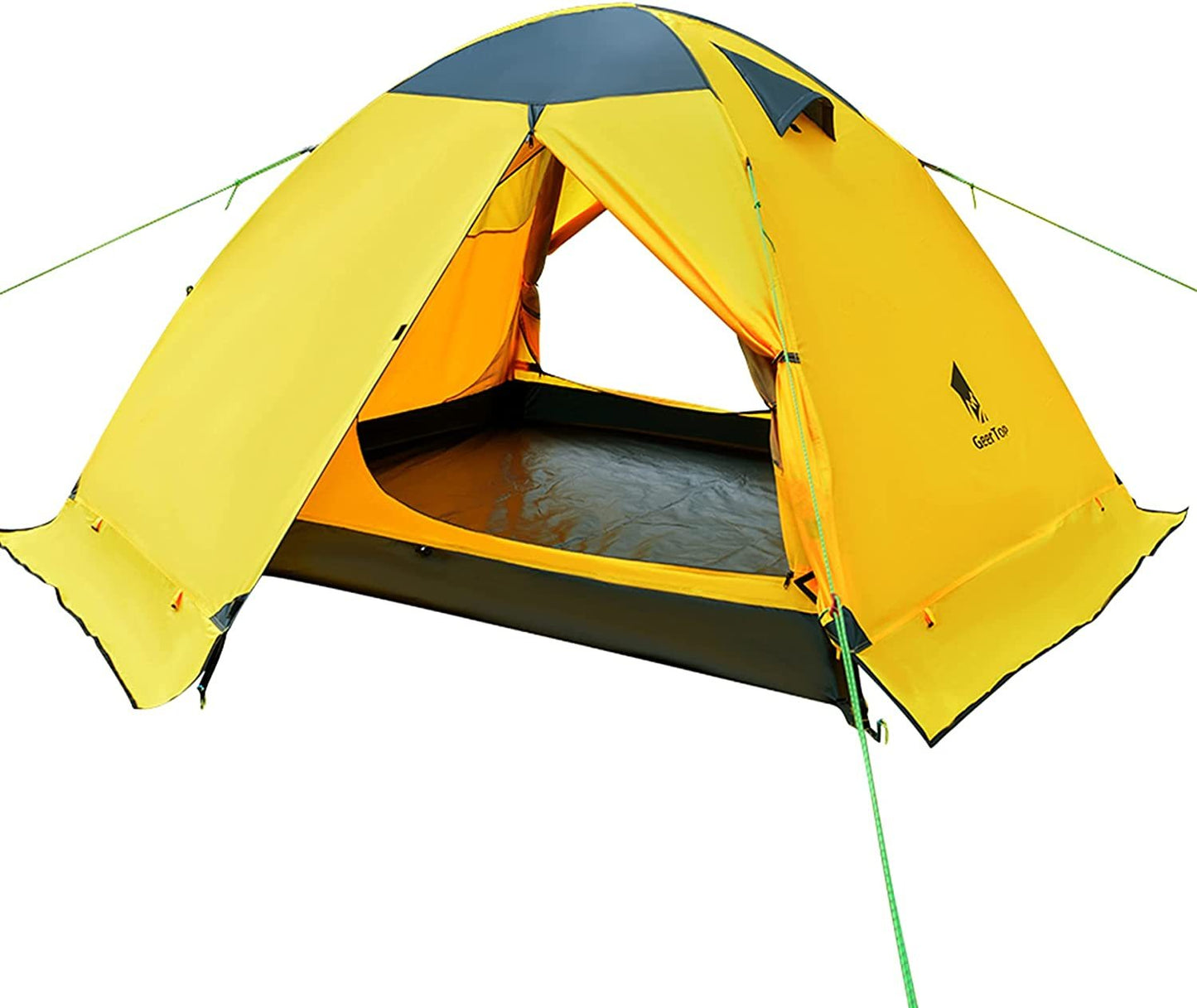 Tente Camping 2 Places Double Paroi - Montage Facile et Étanche 3000mm - Camp de Base Farzen