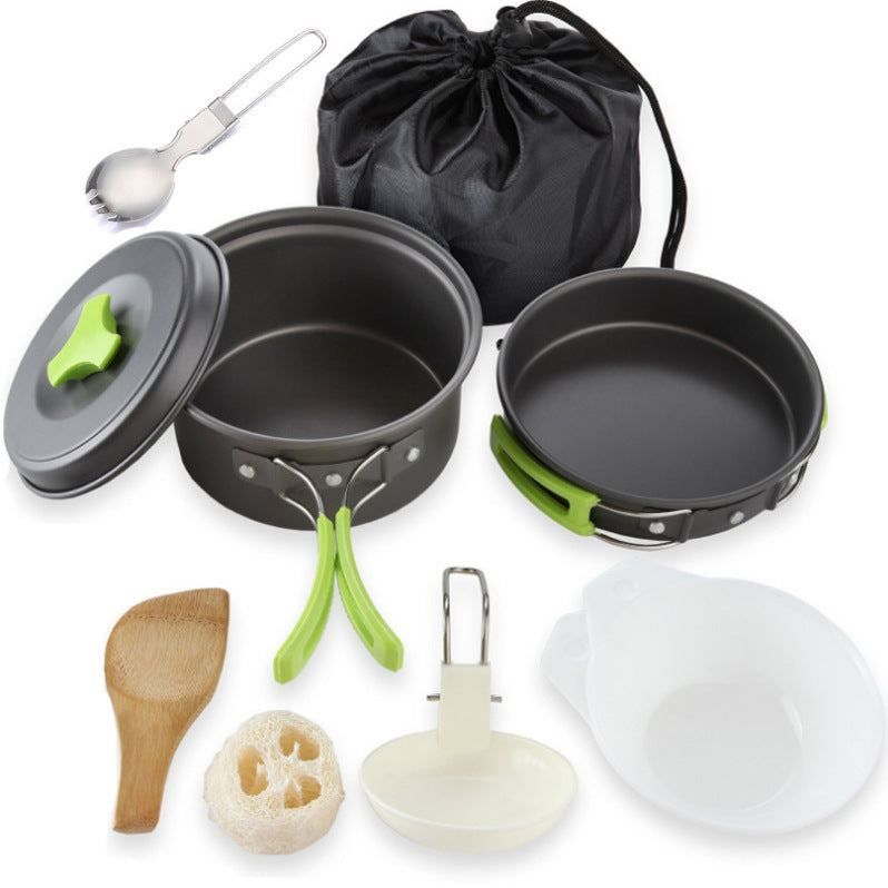 Batterie Cuisine Outdoor Duo Kit Camping 1-2 Personnes - Camp de Base Farzen