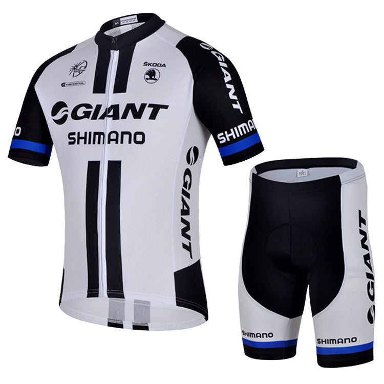Maillot Cyclisme Unisexe Blanc Respirant - Été Sport - Camp de Base Farzen