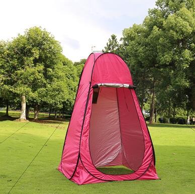 Tente Douche Portable Camping - Abri Privé Multifonction 120x190cm - Camp de Base Farzen
