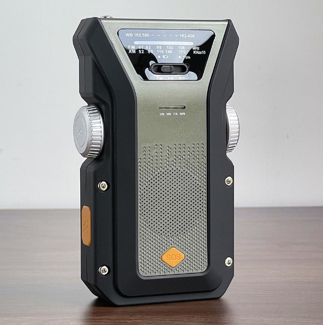 Radio d'Urgence Solaire et Dynamo (Manivelle) - Camp de Base Farzen