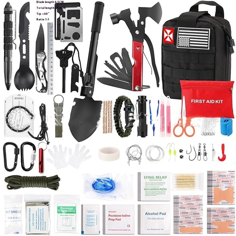 Kit Premiers Secours Camping - Trousse Survie Complète - Camp de Base Farzen