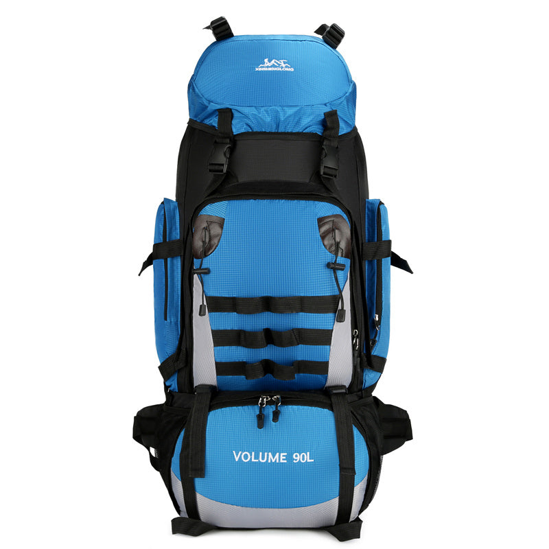 Sac à dos de randonnée grande capacité 90 L, imperméable et résistant, avec matelassage en coton - Camp de Base Farzen