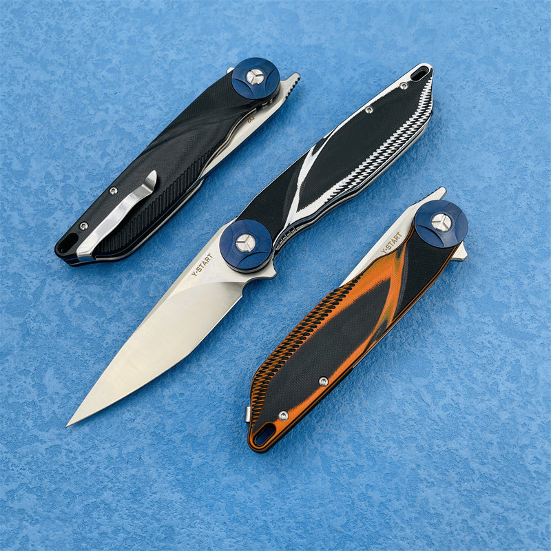 Couteau Camping Outdoor Aventure Lame Acier Inox 18cm - Camp de Base Farzen