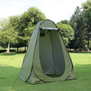 Tente Douche Portable Camping - Abri Privé Multifonction 120x190cm - Camp de Base Farzen