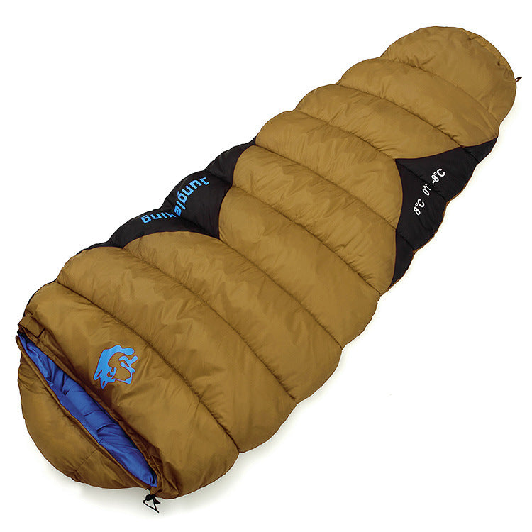 Sac de Couchage Coton Pêche Automne-Hiver - Camping Froid 230x80cm - Camp de Base Farzen