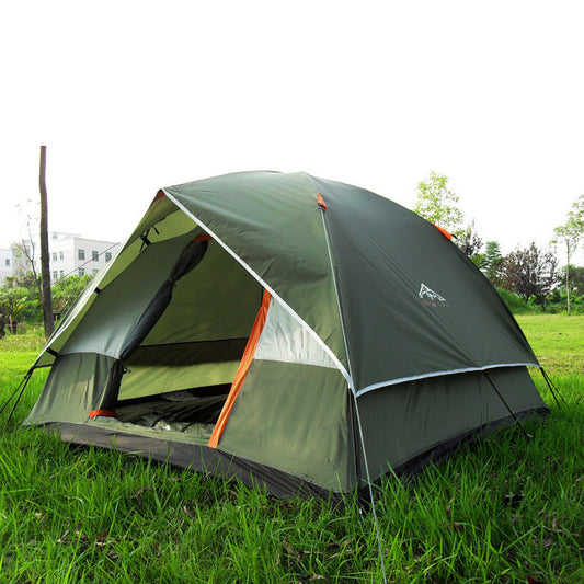 Tente Camping Imperméable 3000mm - Fibre Verre Respirante - Camp de Base Farzen