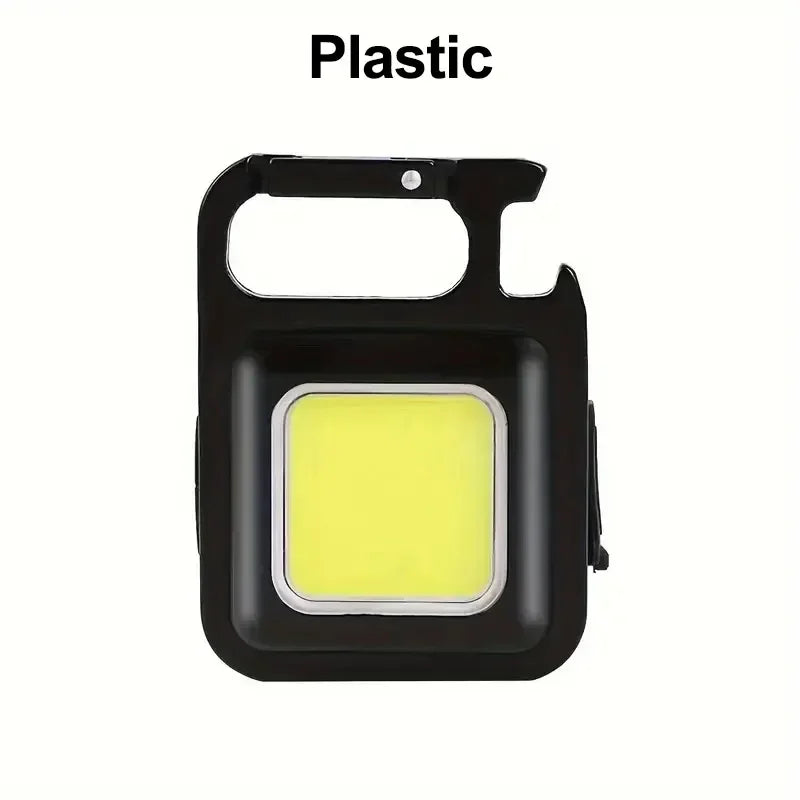 Lampe Torche Porte-Clés LED COB - Camping Magnétique 50g - Camp de Base Farzen