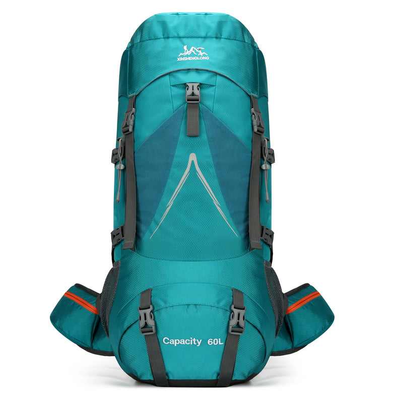 Sac à dos de randonnée en plein air, grande capacité, 60 L, en nylon, pour voyage, camping, randonnée - Camp de Base Farzen
