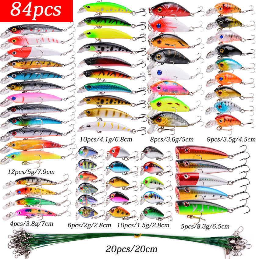 Mini Vairons Flottants x84 - Leurres Durs Carnassiers - Camp de Base Farzen